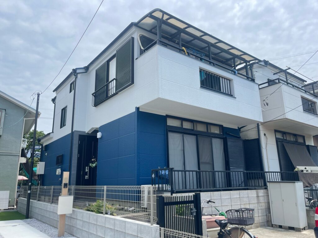 狭山市で外壁・屋根塗装工事を行いました。